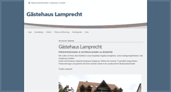 Desktop Screenshot of fewo-lamprecht.de